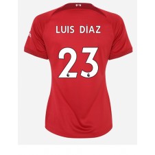 Liverpool Luis Diaz #23 Hjemmedrakt Kvinner 2022-23 Kortermet
